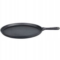 Liatinová panvica na palacinky 28 cm – masívna panvica z prírodnej liatiny pre rovnomerné pečenie (1)