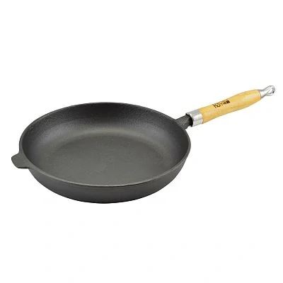 Liatinová steaková panvica 26 cm – poctivá masívna panvička na mäso a grilovanie
