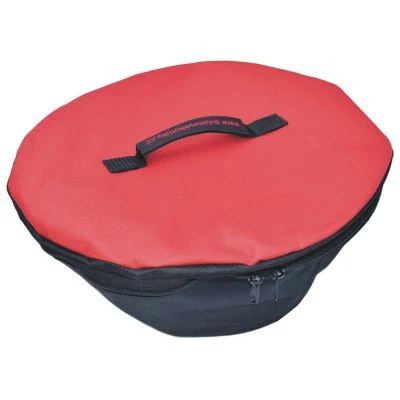 Vodeodolný ochranný obal na kotlíky s pokrievkou 43 cm - červený, záťažový