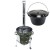 Kotlíkový set Párty Echo, nerezová kotlina 45 cm a smaltovaný kotlík 25 L
