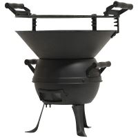 Prenosný liatinový gril na drevené uhlie Cattara KETTLE, 35 cm (1)