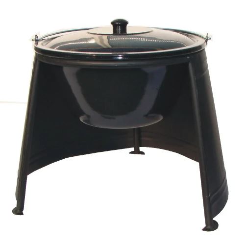 set závetrie plameňa 33, kotlík s pokrievkou smalt 13 L