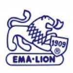 Osemdielna súprava smaltovaného riadu s pokrievkami Ema-Lion Klasik, modrá (1)